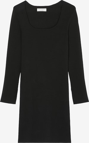 Marc O'Polo Knitted dress in Black: front