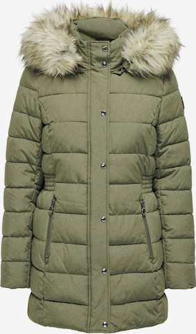 ONLY Zimní bunda – zelená: přední strana