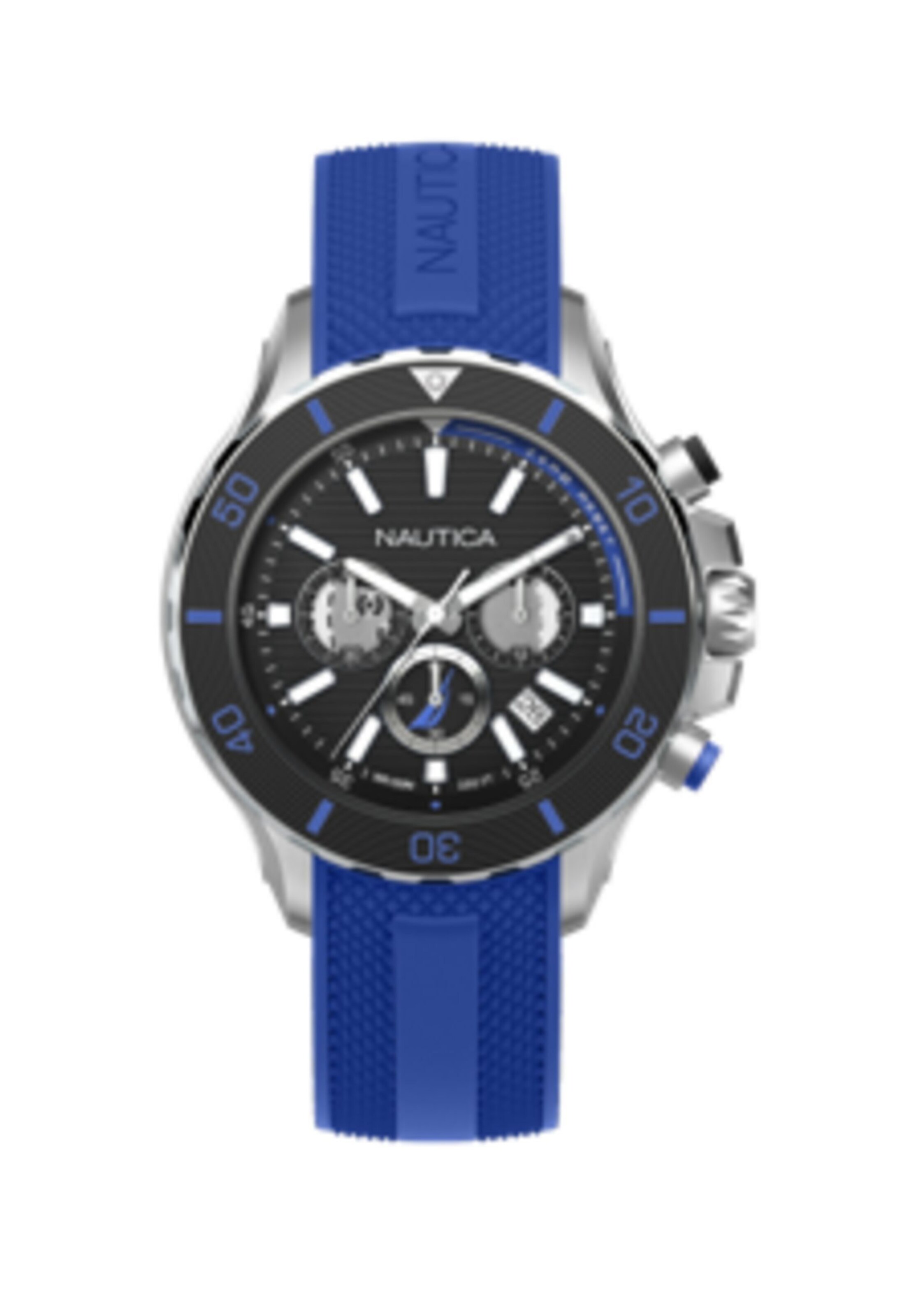 NAUTICA Analogt ur 'NST' i blå