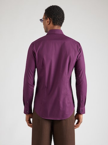 Slim fit Camicia di Michael Kors in lilla: dietro