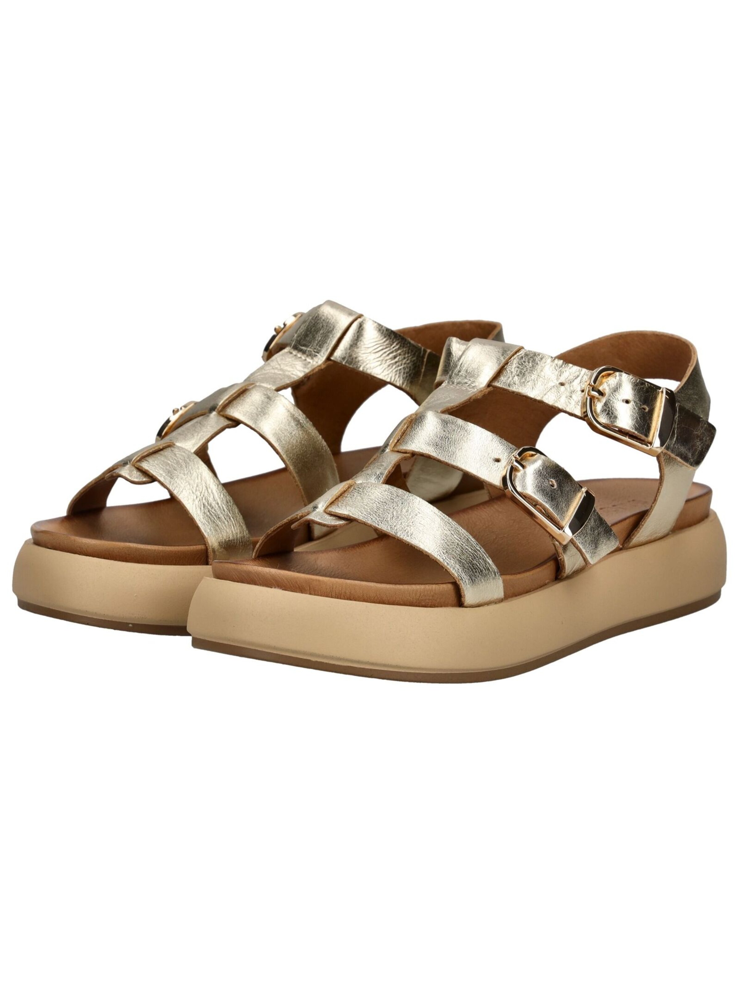INUOVO Strap sandal in Gold