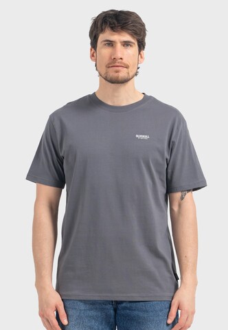 Oldskull T-Shirt 'Basic Osk' in Grau: Vorderseite
