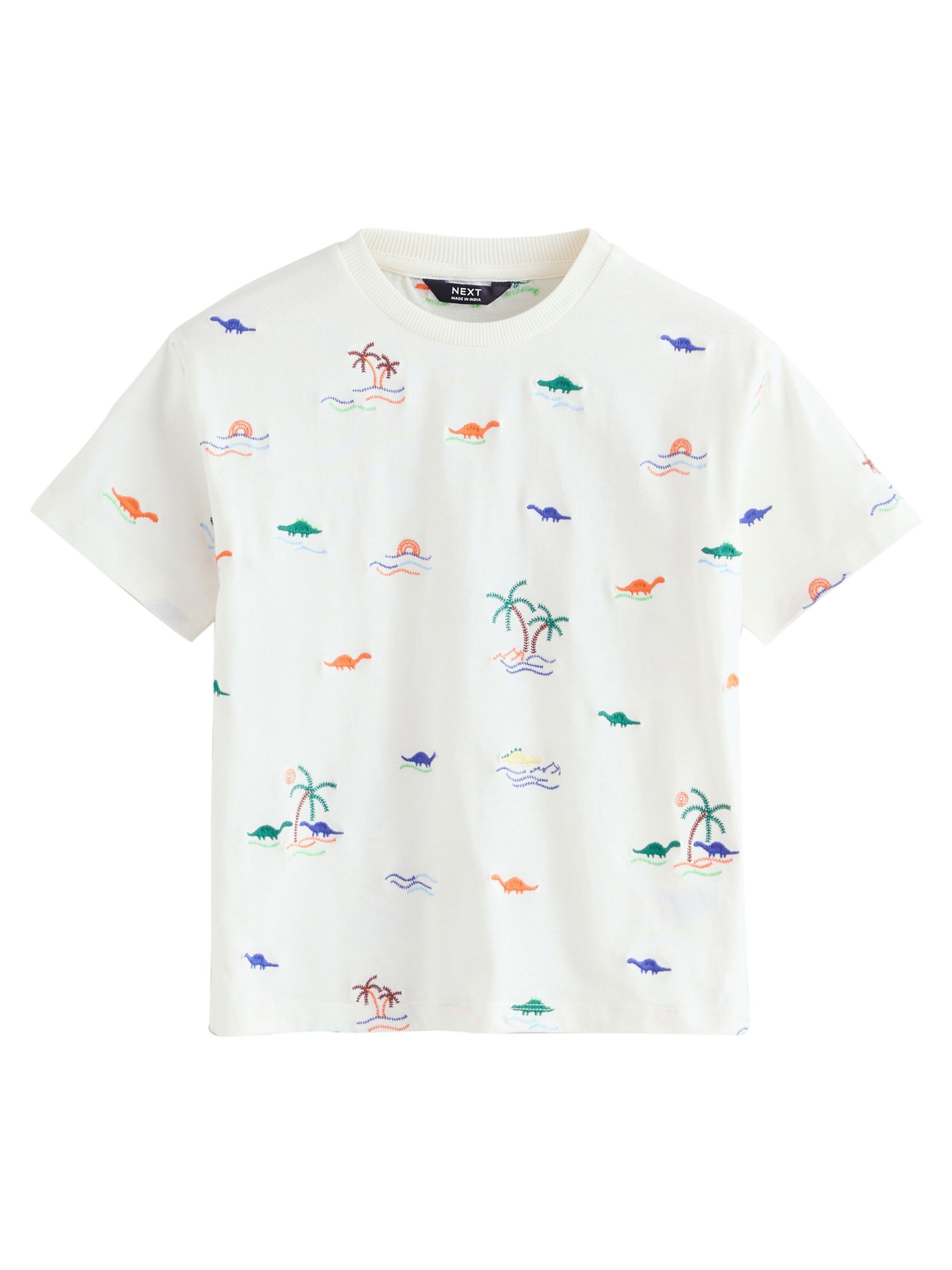 balts Next T-Krekls: no priekšpuses