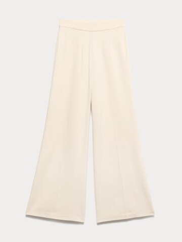 évasé Pantalon Marks & Spencer en beige
