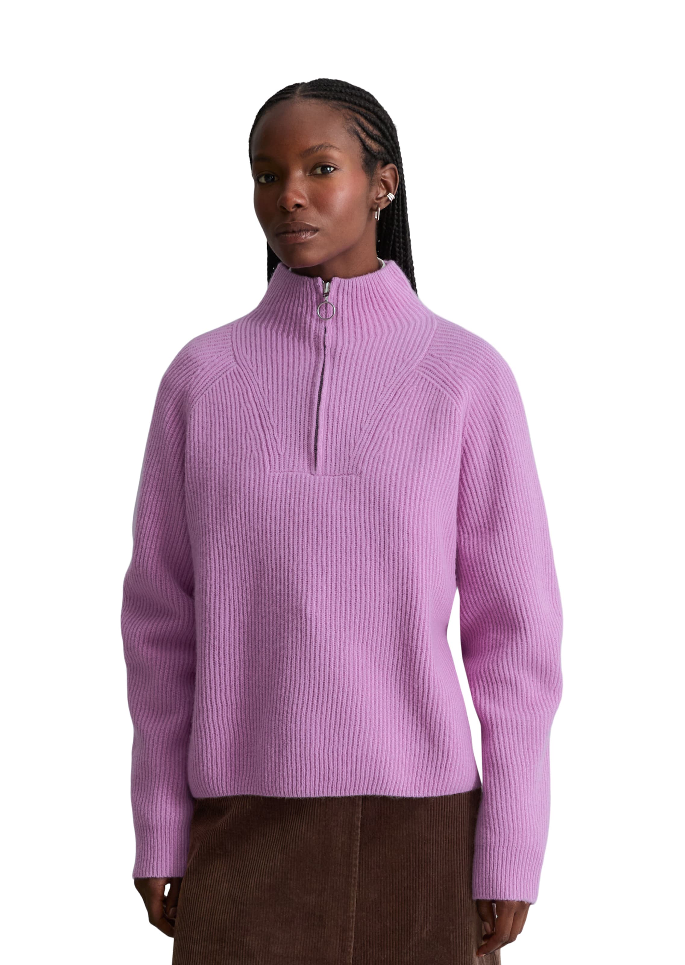 Marc O'Polo DENIM Sweater in Purple: front