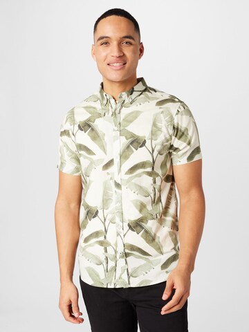 Kronstadt Regular fit Button Up Shirt 'Johan' in Green: front