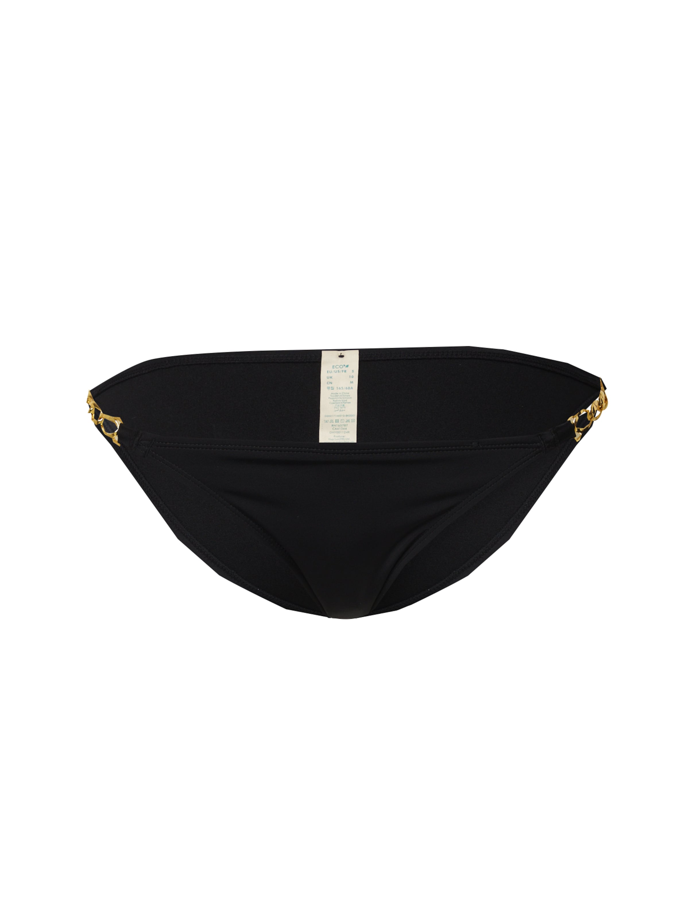 Dorina Bikini hlačke | črna barva: sprednja stran