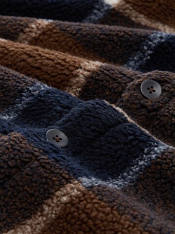 TOM TAILOR Regular Fit Jacke in Braun