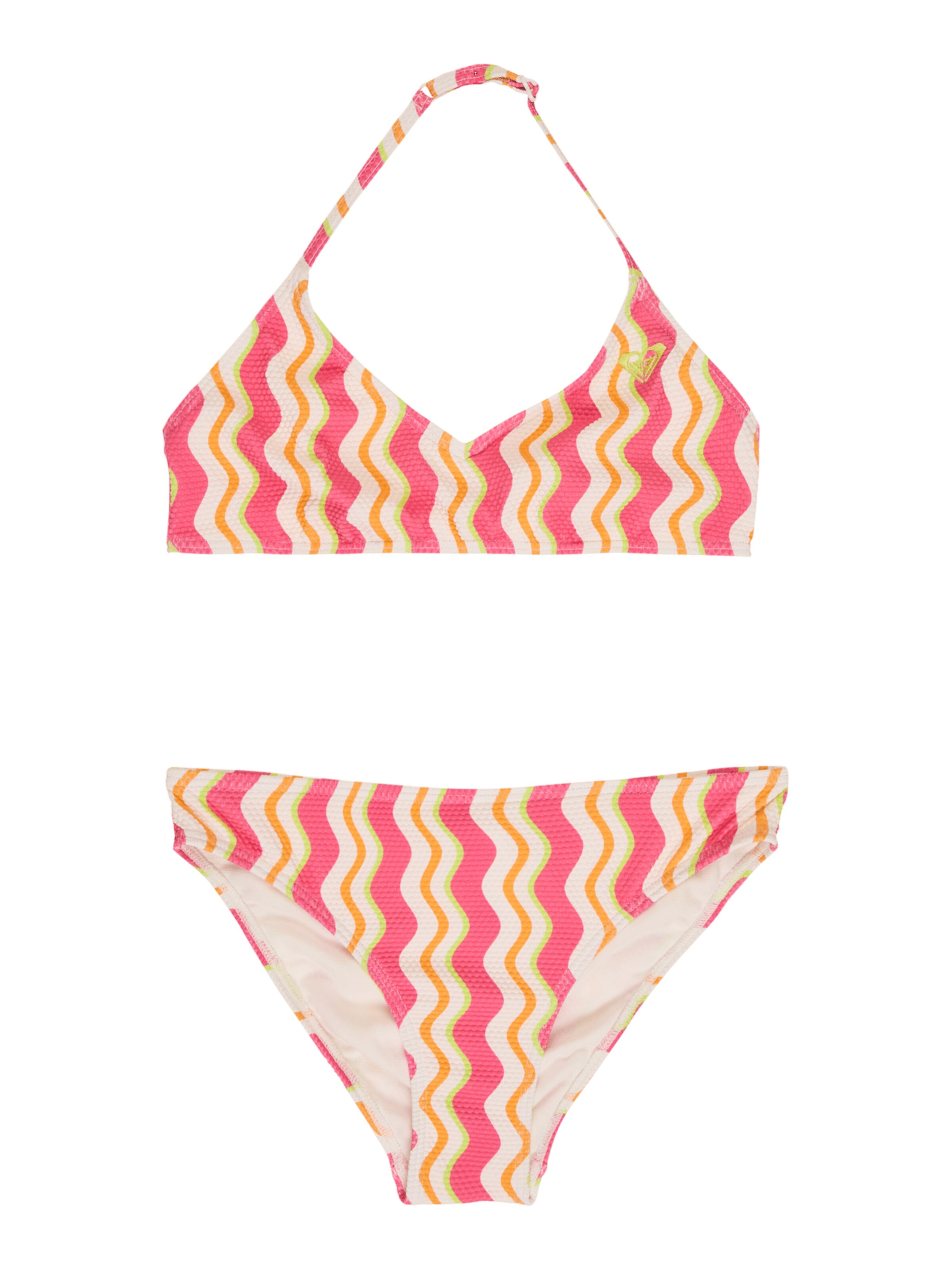 ROXY Bralette Bikini 'Bold Waves' in Pink: front
