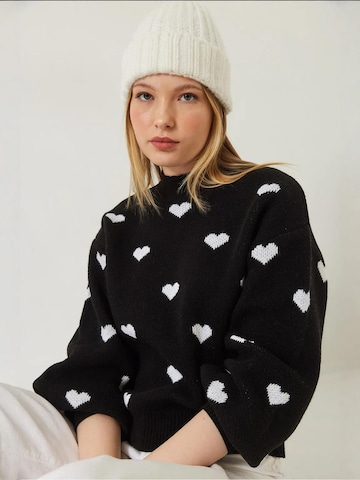 Pull-over Bianco Lucci en noir