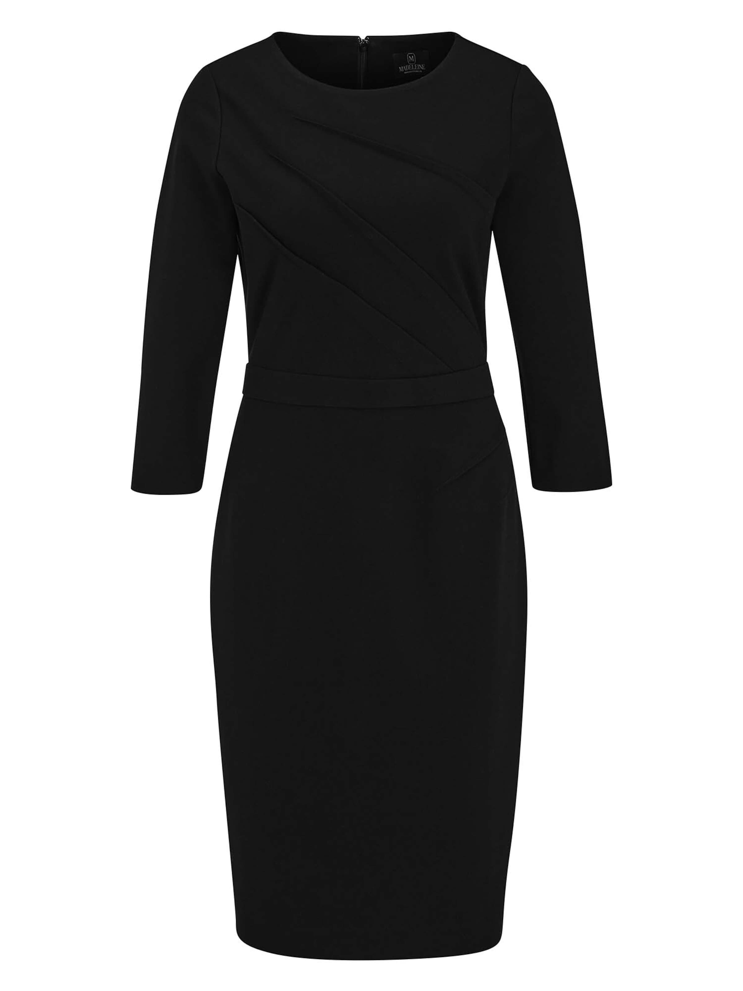 MADELEINE Kleid in Schwarz: Vorderseite