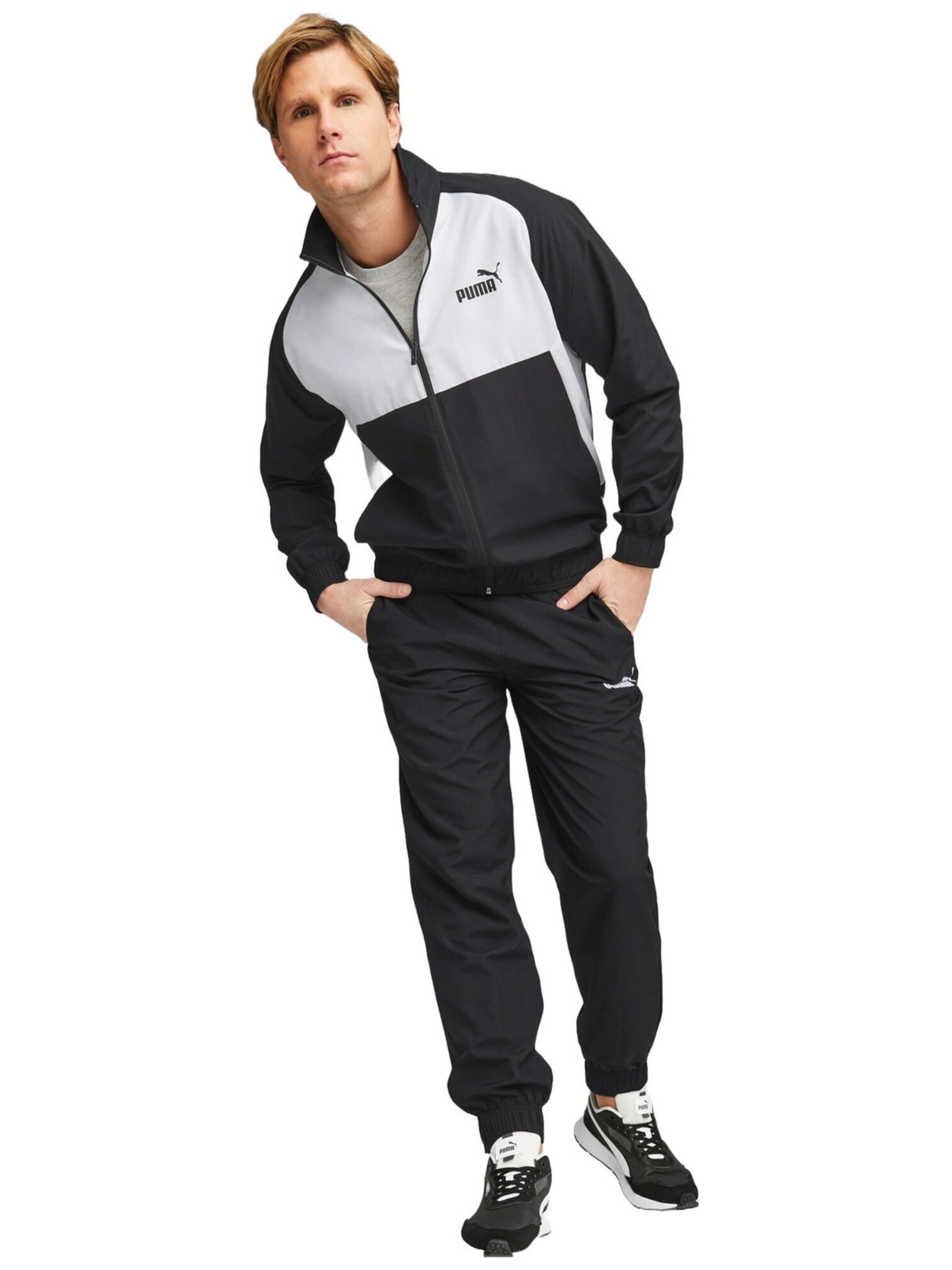 PUMA Sweatjacke‌‌‌‌‌ in Schwarz: Vorderseite