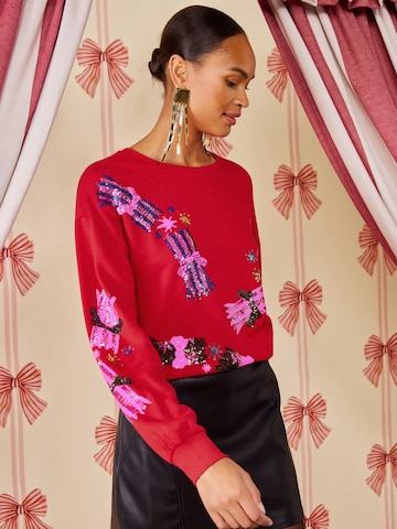 love & roses - Sudadera en rojo