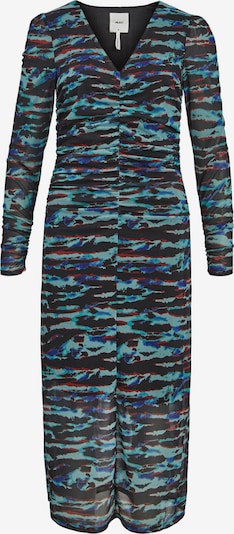OBJECT فستان 'Trina' بـ أزرق / يشمي / أحمر غامق / أسود, عرض المنتج