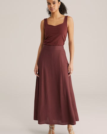 Jupe WE Fashion en rouge