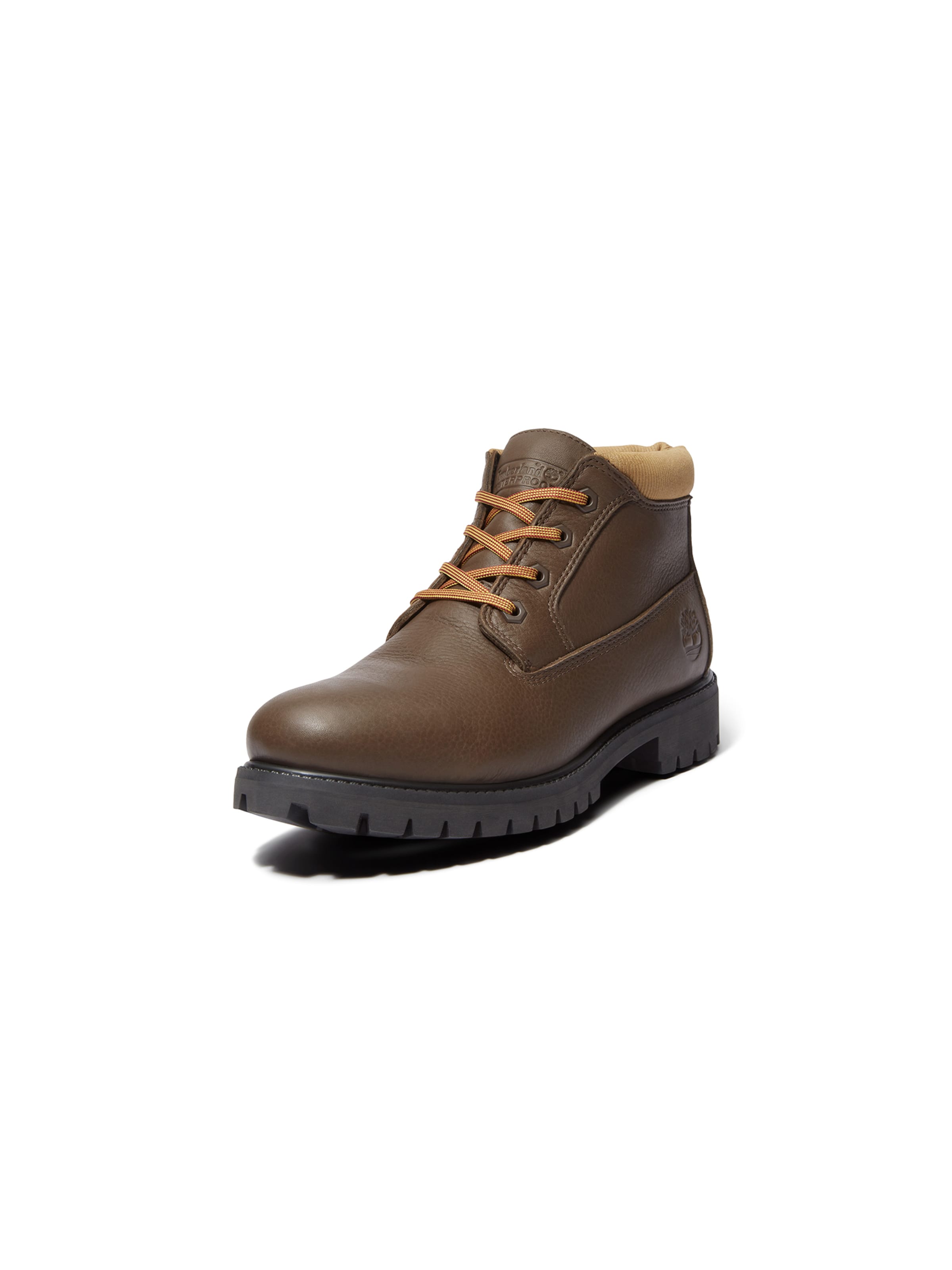 TIMBERLAND Боти с връзки в кафяво: отпред