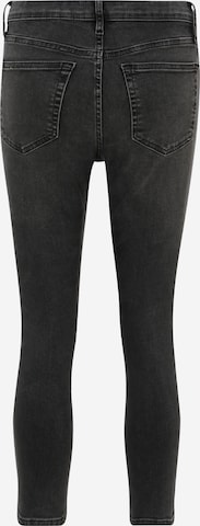 TOPSHOP Petite Skinny Jeans in Schwarz