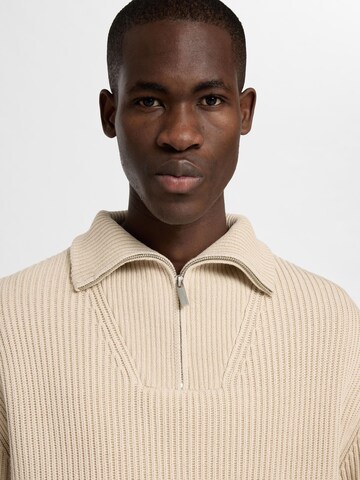 SELECTED HOMME Pullover i beige