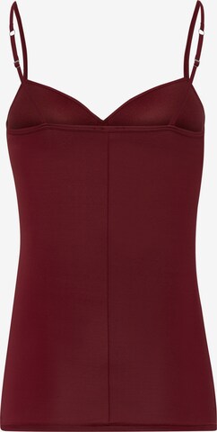 Hanro T-Shirt Schalen BH Top ' Allure ' in Rot