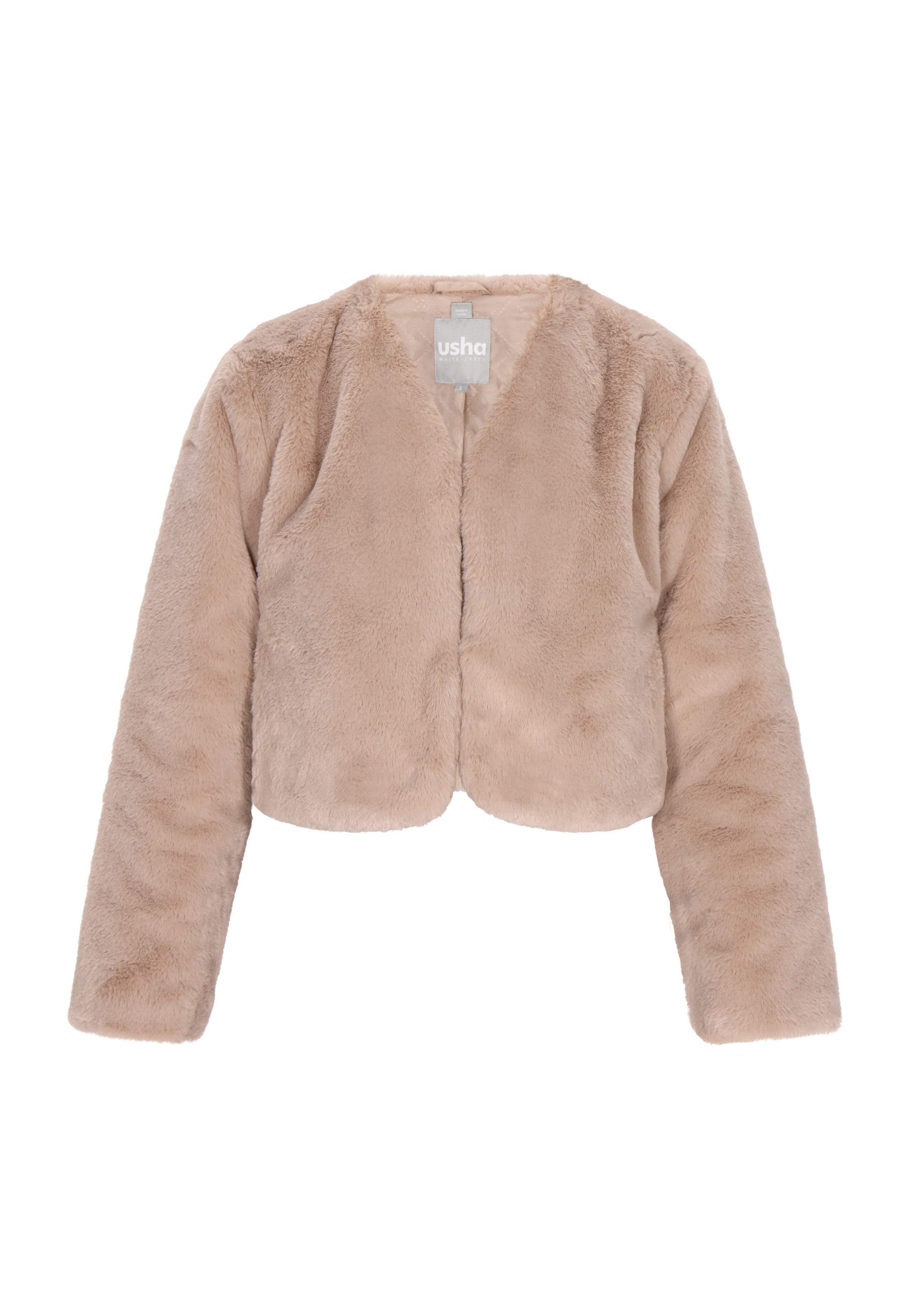 usha WHITE LABEL Φθινοπωρινό και ανοιξιάτικο μπουφάν σε μπεζ: μπροστά