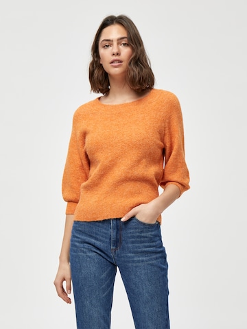 Pull-over 'Flores' Peppercorn en orange : devant