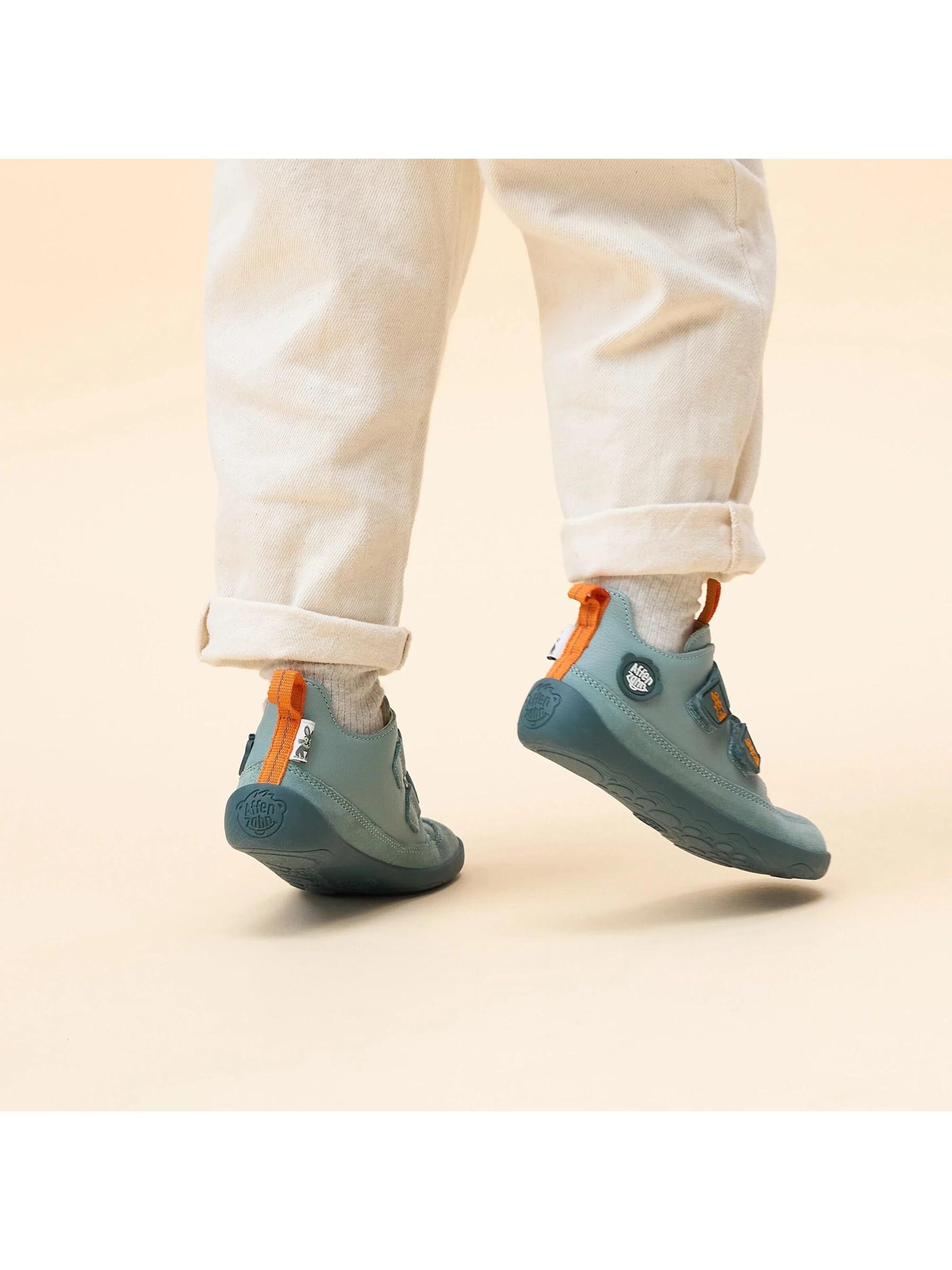 Affenzahn Sneakers 'Sneaker Leder Buddy' in Blue