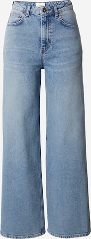 ABOUT YOU x Marie von Behrens Zvonové kalhoty Džíny 'Sina' – modrá: přední strana