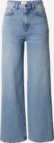 Wide leg Jeans 'Sina' de la ABOUT YOU x Marie von Behrens pe albastru: față