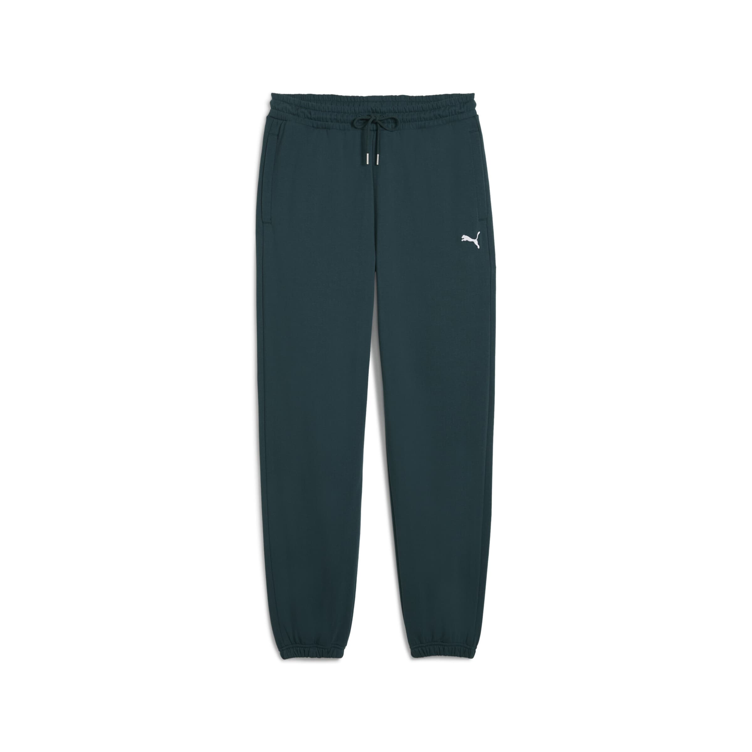 PUMA Sportbroek 'Essentials' in de kleur Groen, Productweergave
