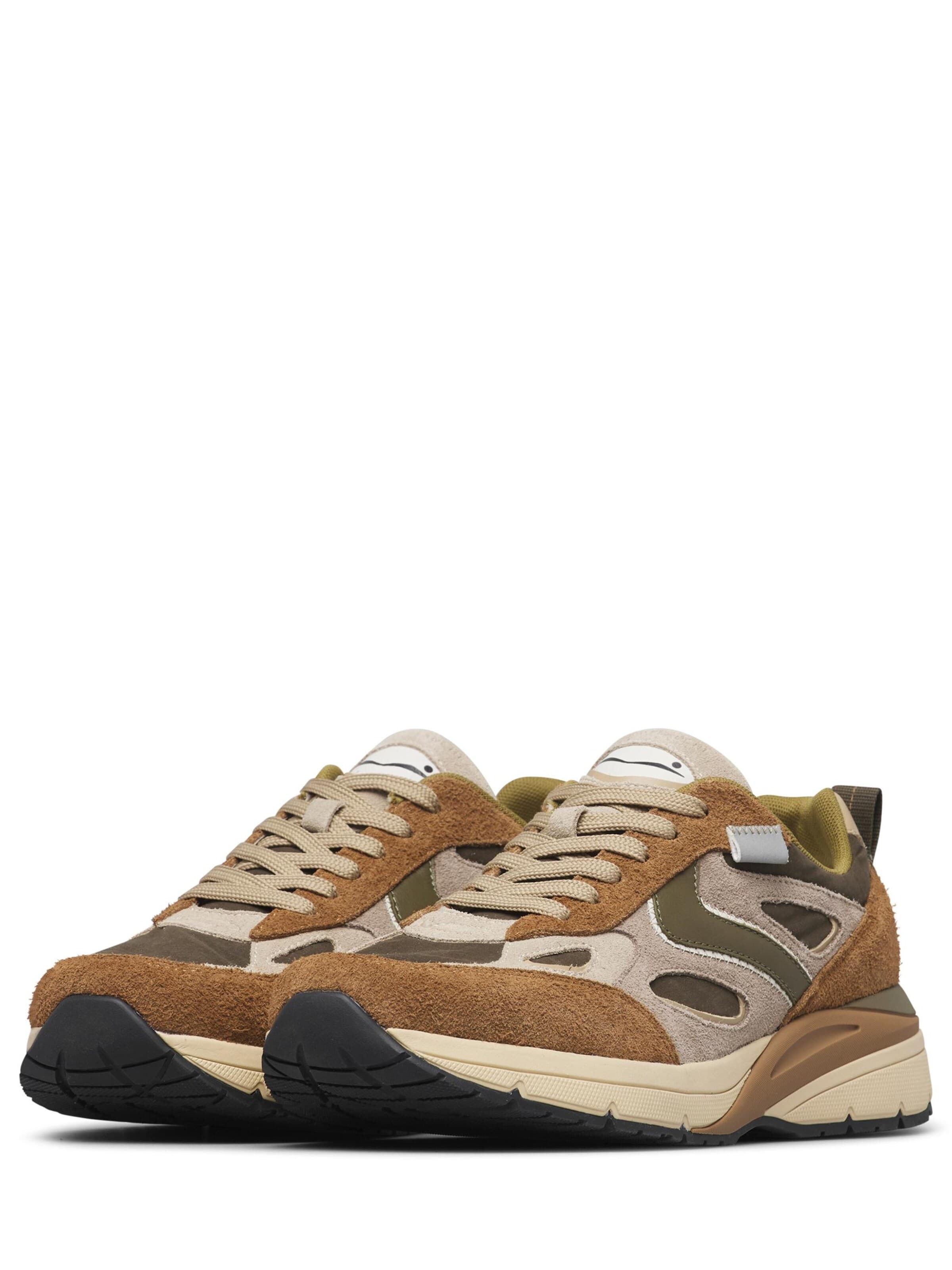Voile blanche Platform trainers 'HAYDEN.' in Brown