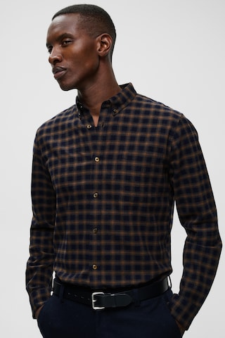 Matinique Regular fit Button Up Shirt 'Trostol ' in Blue