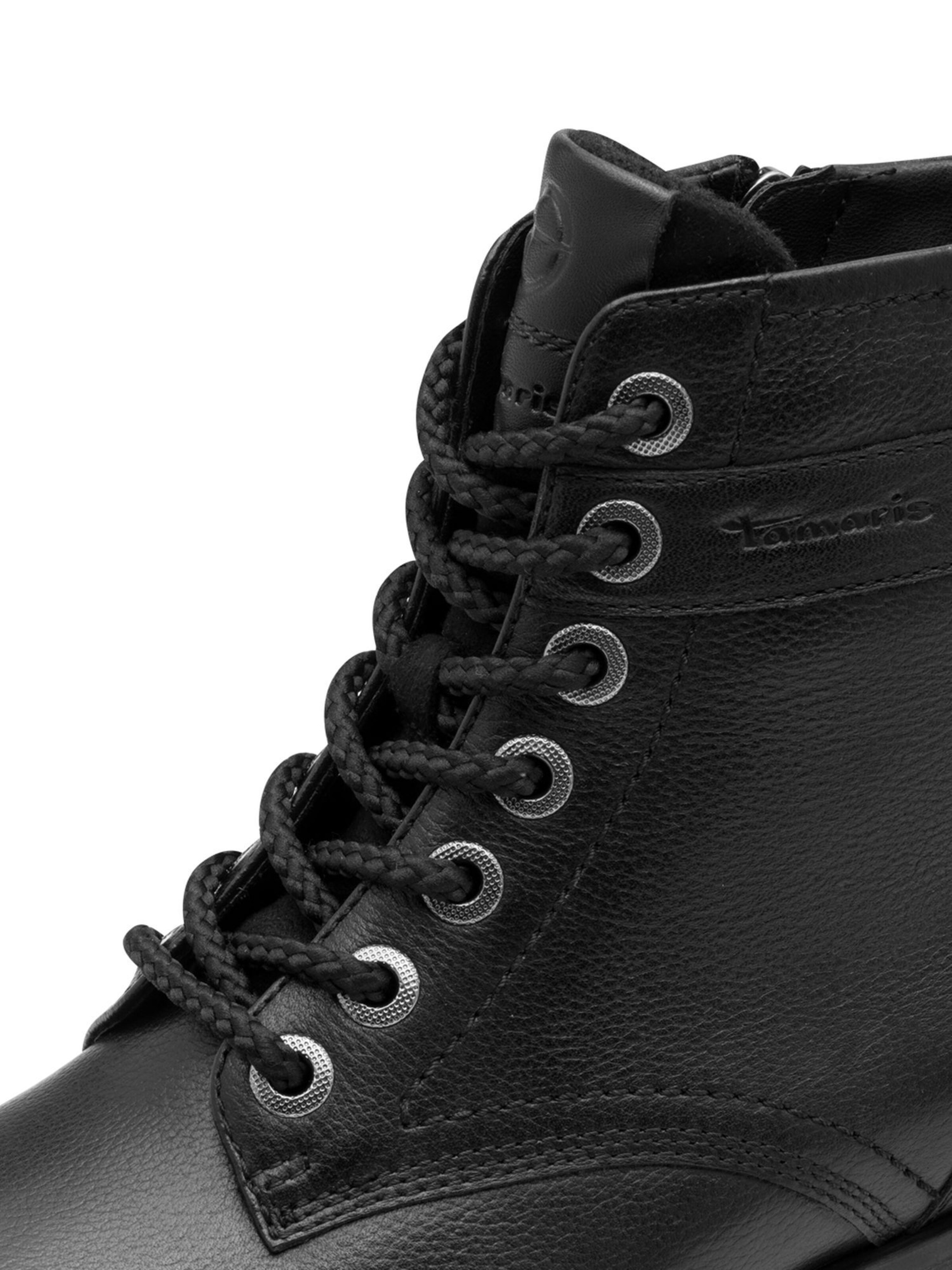 Tamaris Veterlaarsjes in Zwart