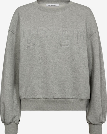 Felpa 'Zoe' di co'couture in grigio: frontale