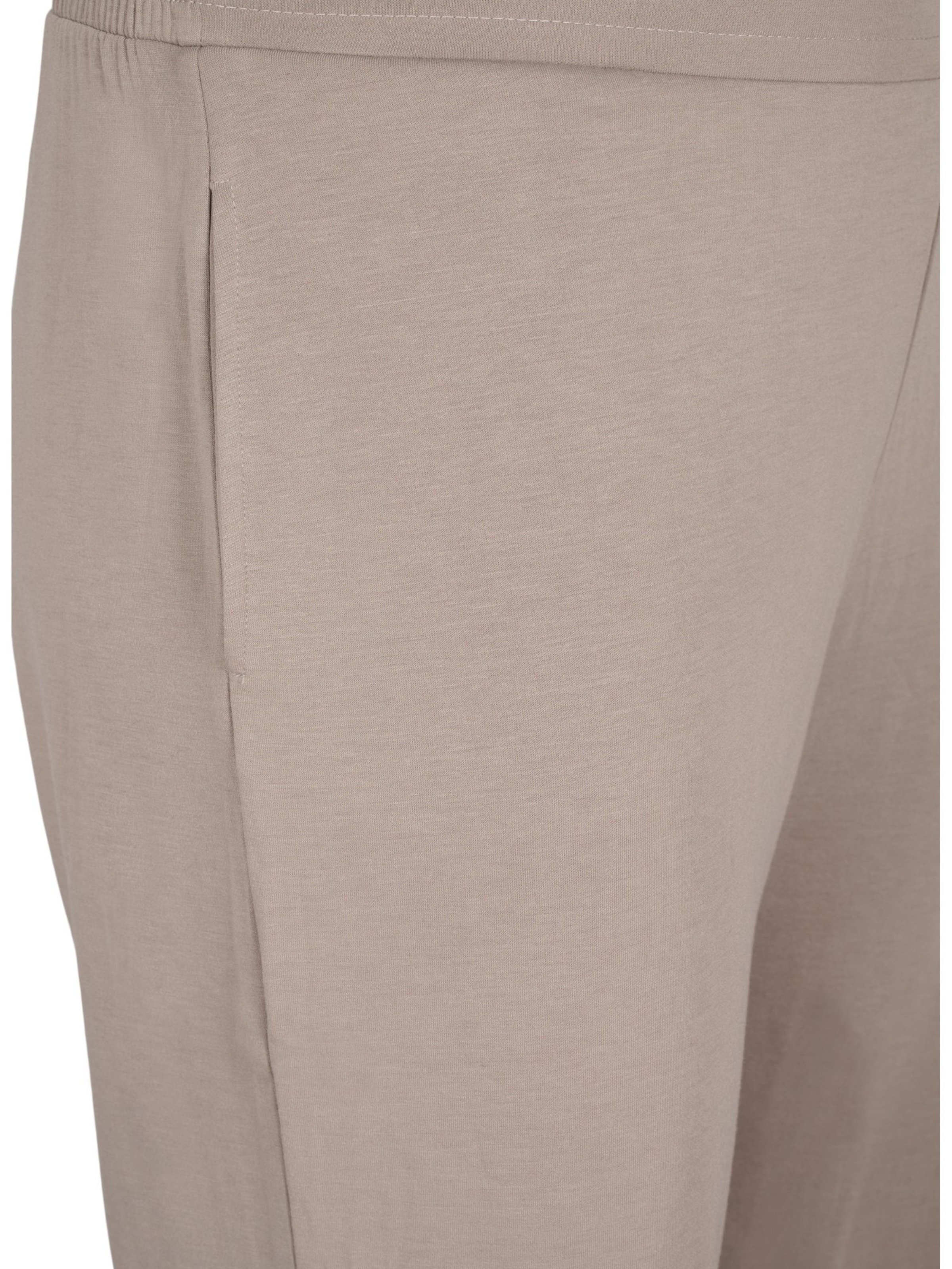 Zizzi Ohlapna forma Hlače 'MALISA' | bež barva