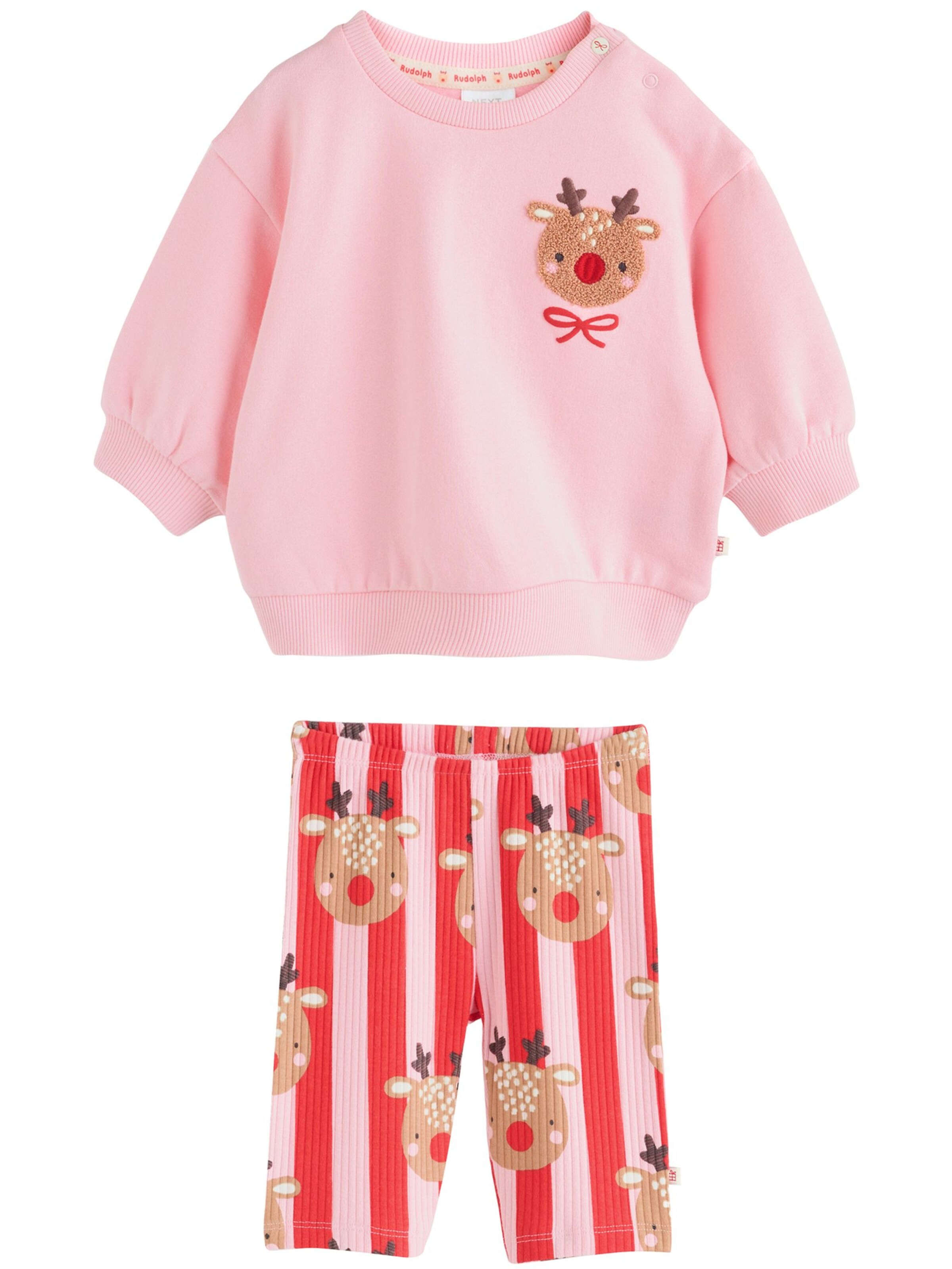 rozā Next Komplekts 'Weihnachten': no priekšpuses