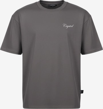 Crystal Paris Shirt 'Laville' in Grijs: voorkant