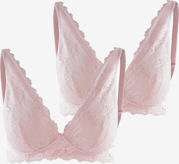 Royal Lounge Intimates BH ' Royal Dream mit Spitze ' in Roze: voorkant