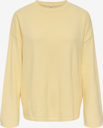 ONLY Sweater 'ONLLOYAL AMALIO' in Yellow: front