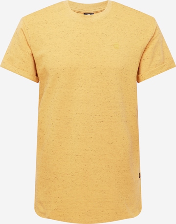 G-Star RAW - Camiseta 'Lash' en amarillo: frente