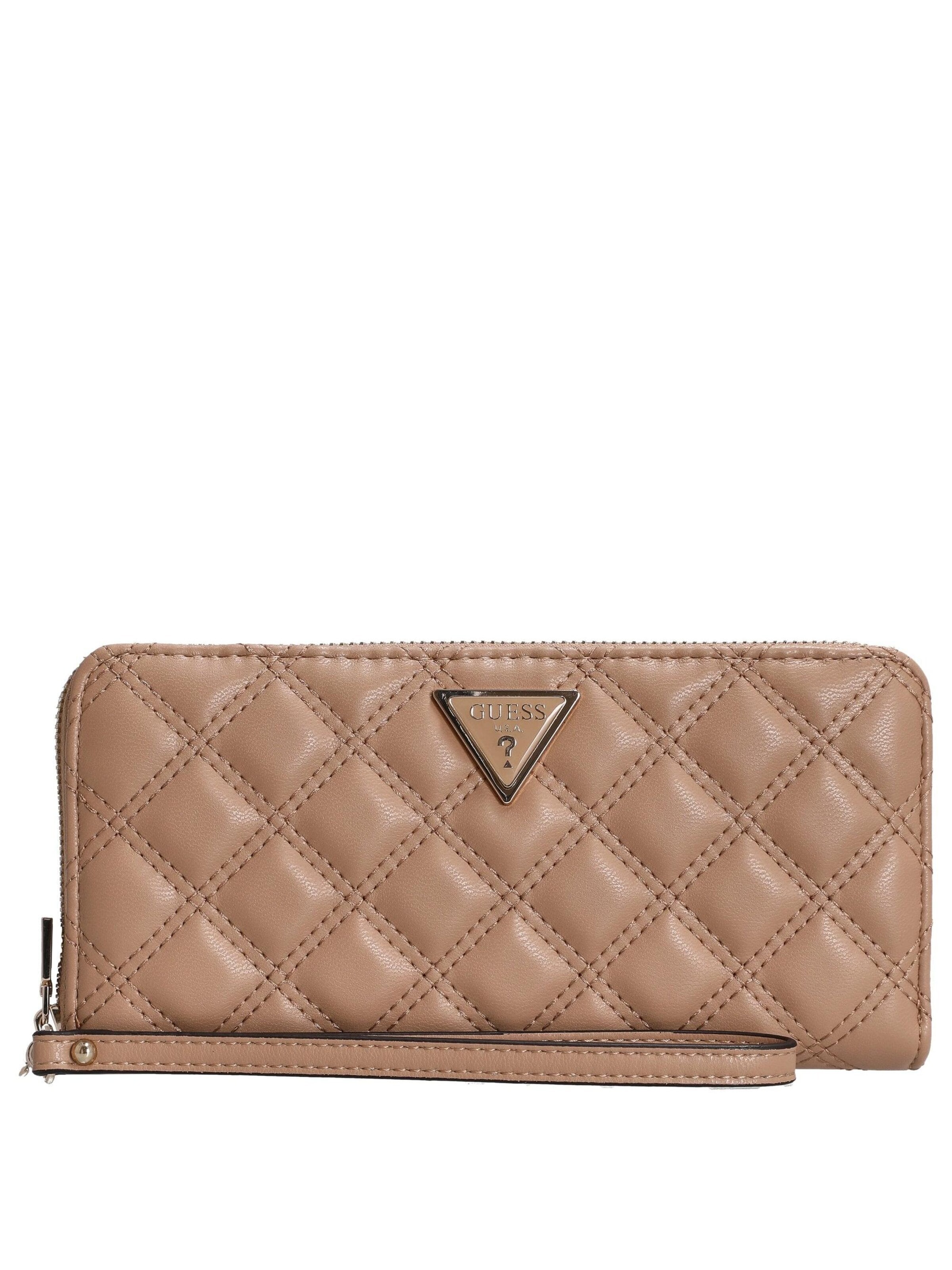 GUESS Originals Wallet 'Giully' in Beige: front