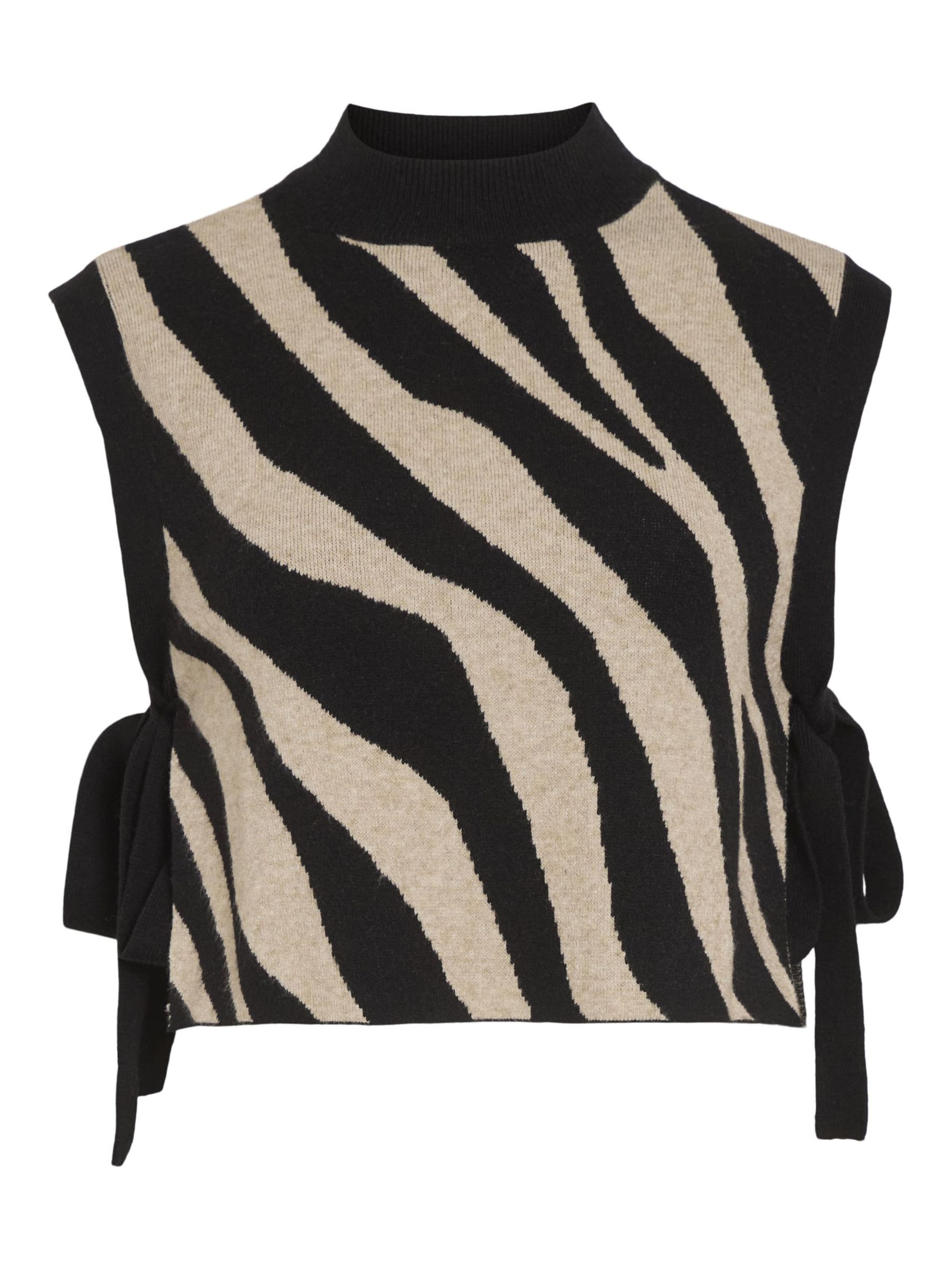 VILA Sweater 'VIRIL' in Black: front