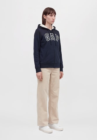 Gap Tall Sweat jacket 'V-FRANCHISE' in Blue: side