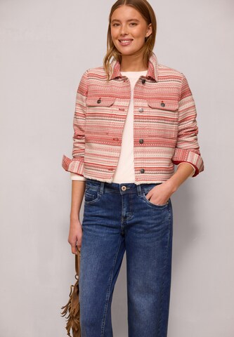 Street One Studio Between-Season Jacket in Red: front