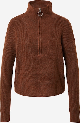 Noisy may Sweater 'New Alice' in Brown: front