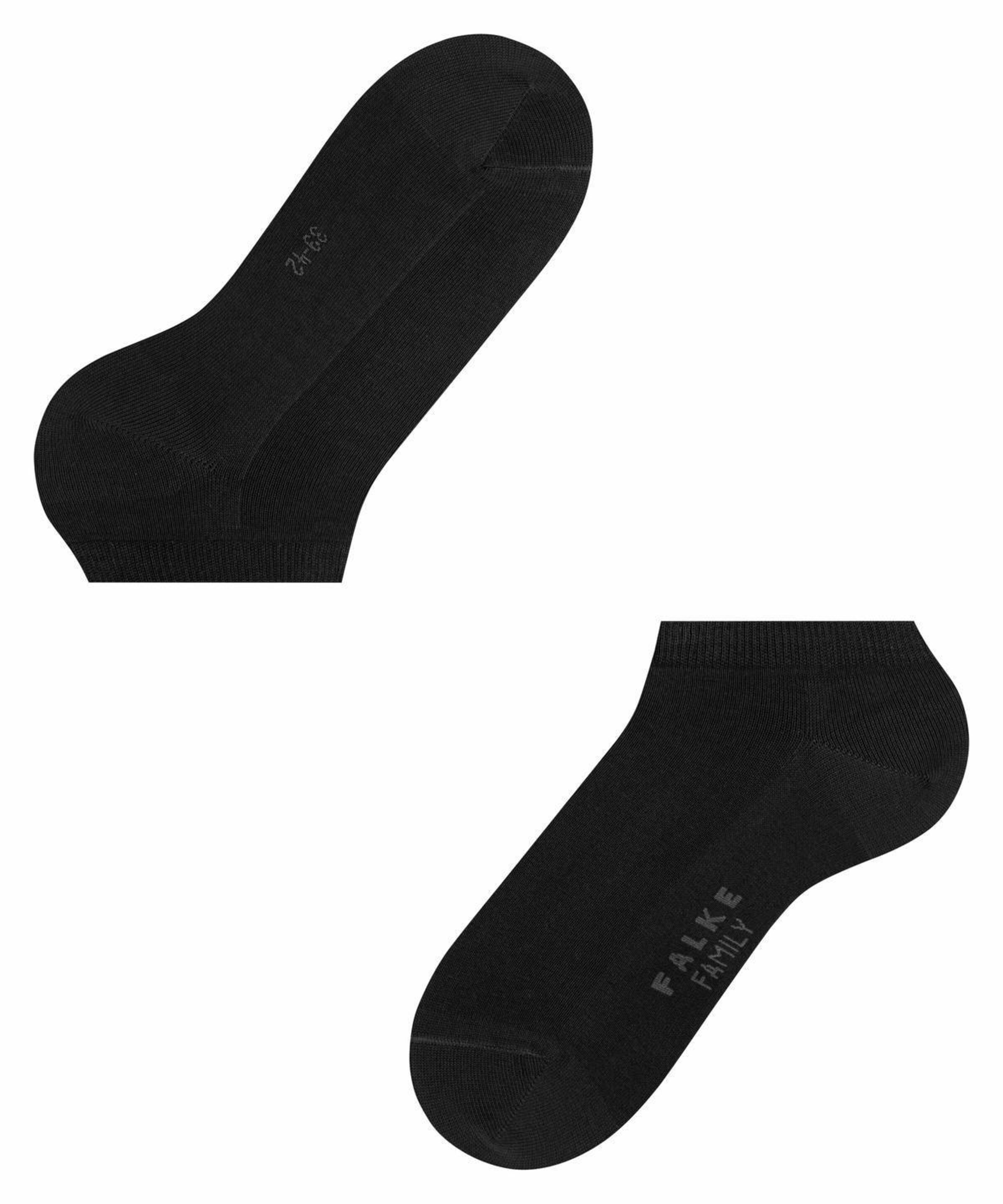 FALKE Füßlinge in Schwarz