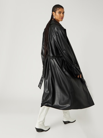 Hoermanseder x About You Between-seasons coat 'Irina' in Black