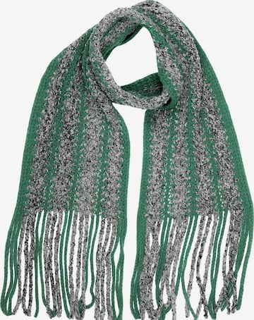 COLLEZIONE ALESSANDRO Scarf 'Grobstrick' in Green: front