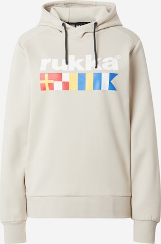 Rukka - Sweatshirt de desporto 'VAROLA' em bege: frente