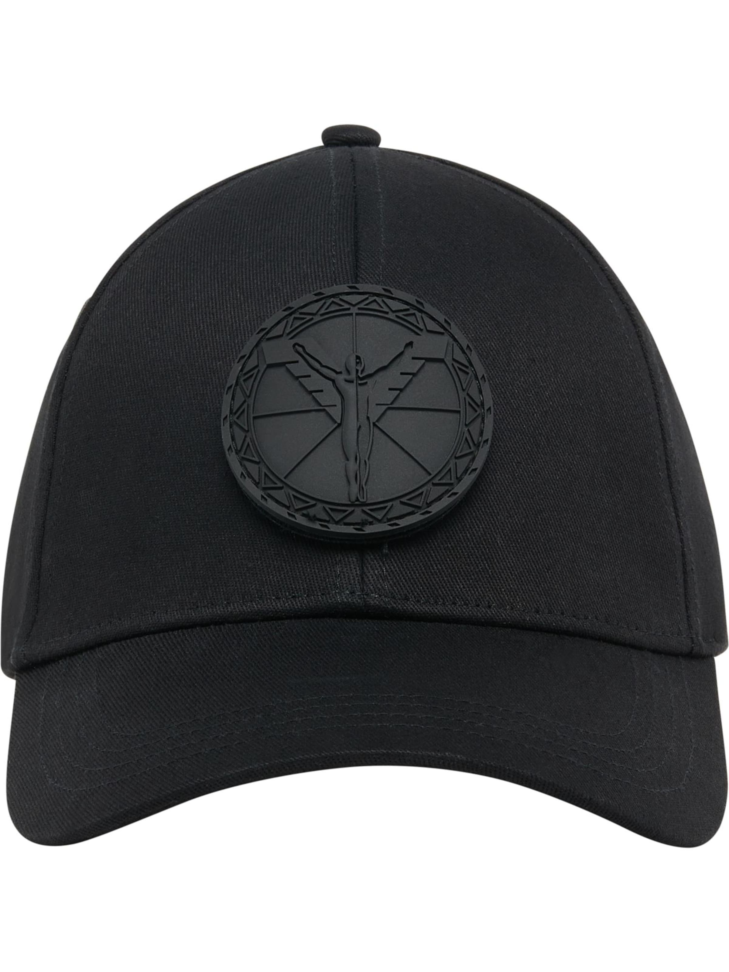 Carlo Colucci Cap ' DeZulian ' in Schwarz: Vorderseite