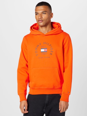 TOMMY HILFIGERSweater majica - narančasta boja: prednji dio